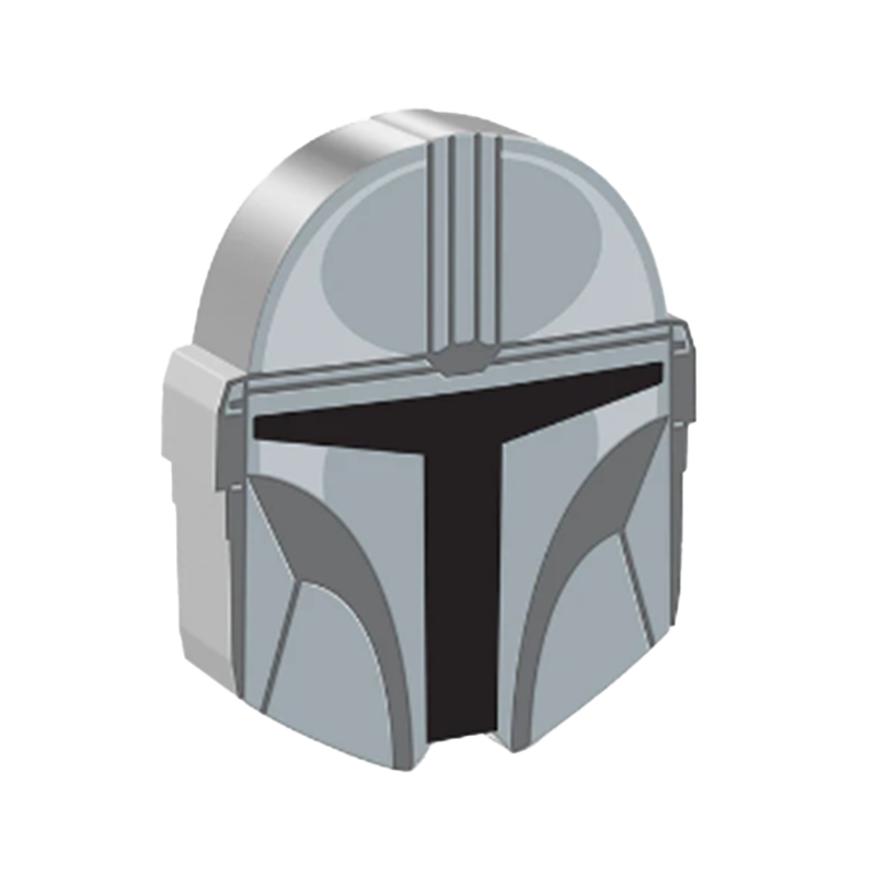 Image for 1 oz Silver Coin - The Mandalorian™ Helmets - Din Djarin™ (2023) from TD Precious Metals